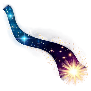 Glowing Stardust Trail Png Nnj PNG image