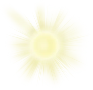 Glowing Sun Transparent Background PNG image