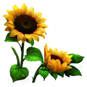 Glowing Sunflower PNG Alm46 PNG