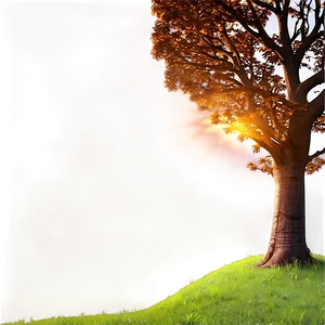 "glowing Sunset Tree PNG" Hdl