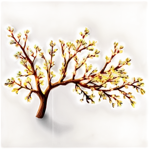 Glowing Tree Branches PNG 06282024