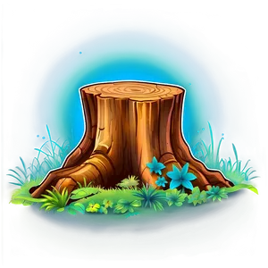 Glowing Tree Stump PNG 28