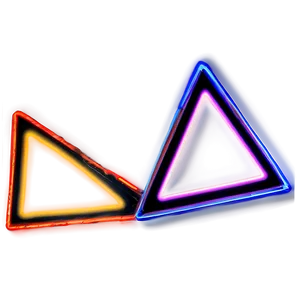 Glowing Triangle Border Png Kys PNG image