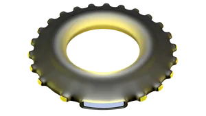 Glowing U F O Gear Design