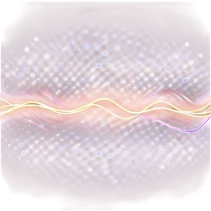 Glowing Wavy Lines Night PNG 06212024