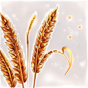 Glowing Wheat Under Moonlight Png 78 PNG image