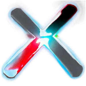 Glowing X Mark Png Jlw86 PNG image
