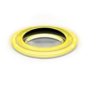 Glowing Yellow Circle Structure PNG 63