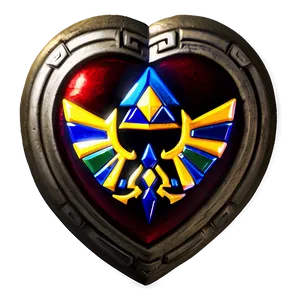 Glowing Zelda Heart Png 25 PNG image