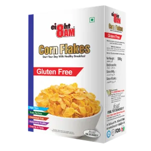 Gluten Free Corn Flakes Cereal Box PNG image