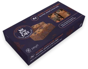 Gluten Free Double Chocolate Brownies Packaging PNG