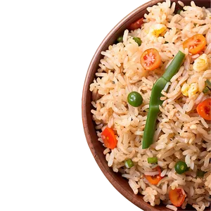 Gluten-free Fried Rice PNG Jnv93
