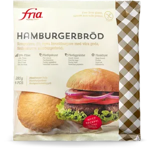 Gluten Free Hamburger Buns Package PNG image