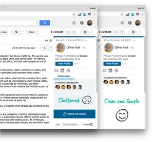 Gmail Interface Comparison PNG image