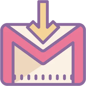 Gmail Logo Stylized Download Icon PNG image