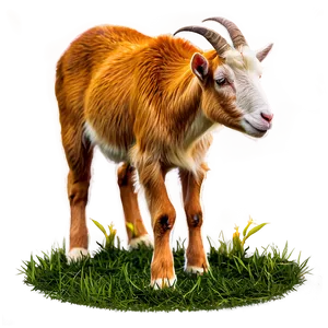 Goat In Field Png 05232024 PNG image