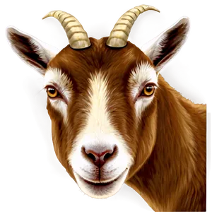 Goat Portrait Png Hpk38 PNG image