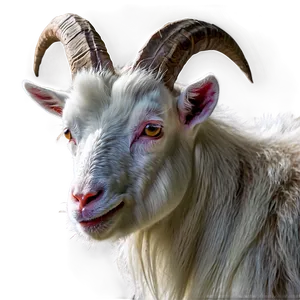 Goat With Horns Png 05232024 PNG image
