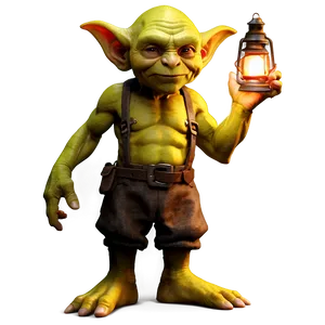 Goblin Holding A Lantern PNG 98 PNG