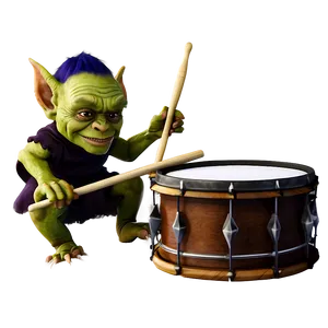 Goblin Playing Drums Png 05252024 PNG image