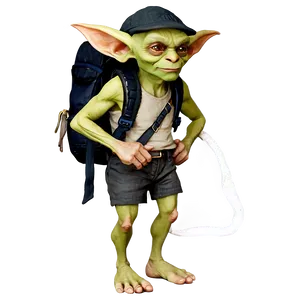 Goblin With A Backpack Png 05252024 PNG image