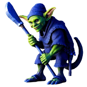 Goblin With A Club PNG 05252024