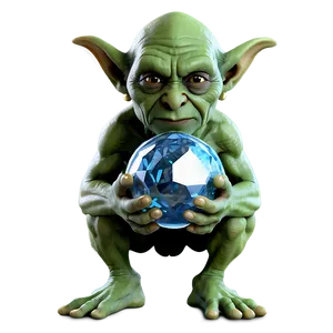 Goblin With A Crystal Ball PNG 65 PNG