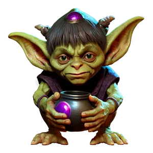 Goblin With Magic Potion Png Bgd79 PNG image