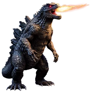 Godzilla 2014 Menacing Look Png 06292024 PNG image