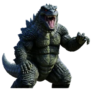 Godzilla 2014 Rage Mode Png Vvd22 PNG image