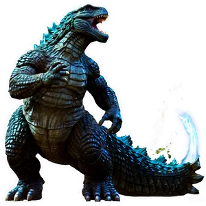 Godzilla Battle Scene Png 50 PNG image