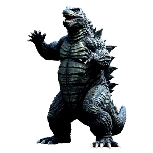 Godzilla Iconic Pose PNG Deo57