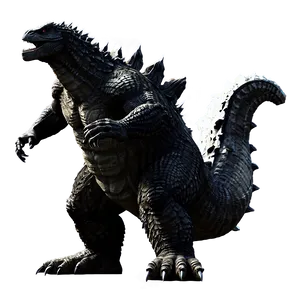 Godzilla Iconic Pose PNG Fdb