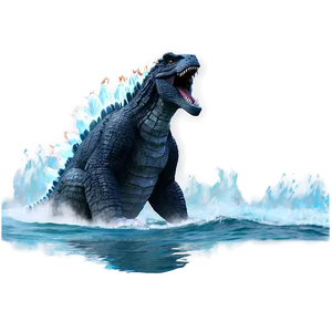 Godzilla In Ocean Png 94 PNG image