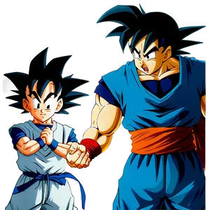 Goku And Gohan Father Son Moment Png 44 PNG image