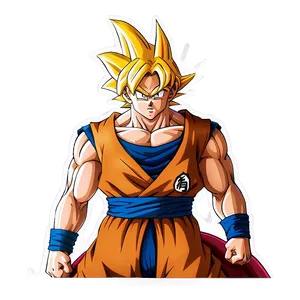 Goku Base Form With Tail PNG 76 PNG