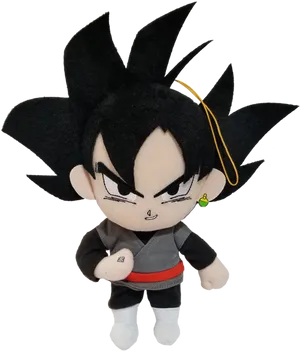 Goku Black Plush Toy PNG image
