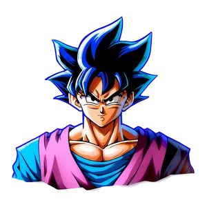 Goku Black Rose Hair Png Fwm9 PNG image