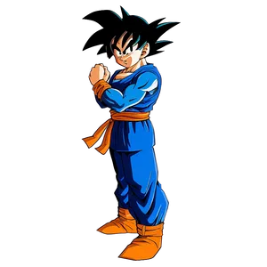 Goku Classic Stance PNG Rco PNG