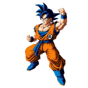 Goku Dragon Ball Z Pose PNG 66