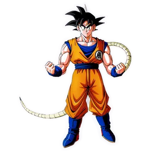 Goku Dragon Ball Z Pose Png Wwp PNG image