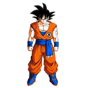 Goku Drip Statement Outfit Png 06212024 PNG image