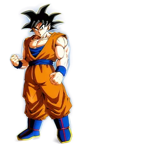 Goku Dynamic Stand PNG Plv72 PNG