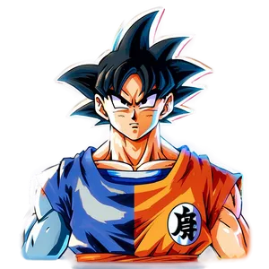 Goku Hair C PNG image