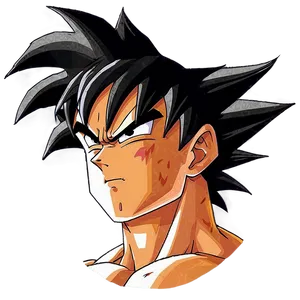 Goku Hair Style Png 06122024 PNG image