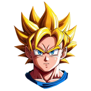 Goku Hair Turning Super Saiyan Png 06122024 PNG image