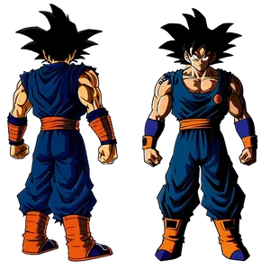 Goku Iconic Stand PNG 28