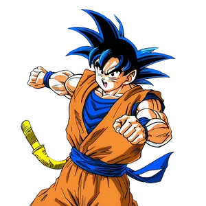 Goku Manga Dragon Fist Attack Png Xvr PNG image