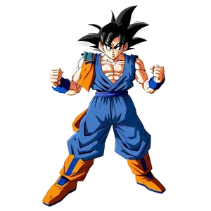 Goku Martial Arts Stand PNG Vpf33 PNG