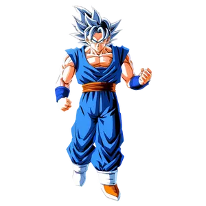 Goku Mastered Ultra Instinct Flight Png Ghq PNG image